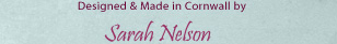 designed and made in Cornwall by Sarah Nelson  ::  Goose Chase Designs